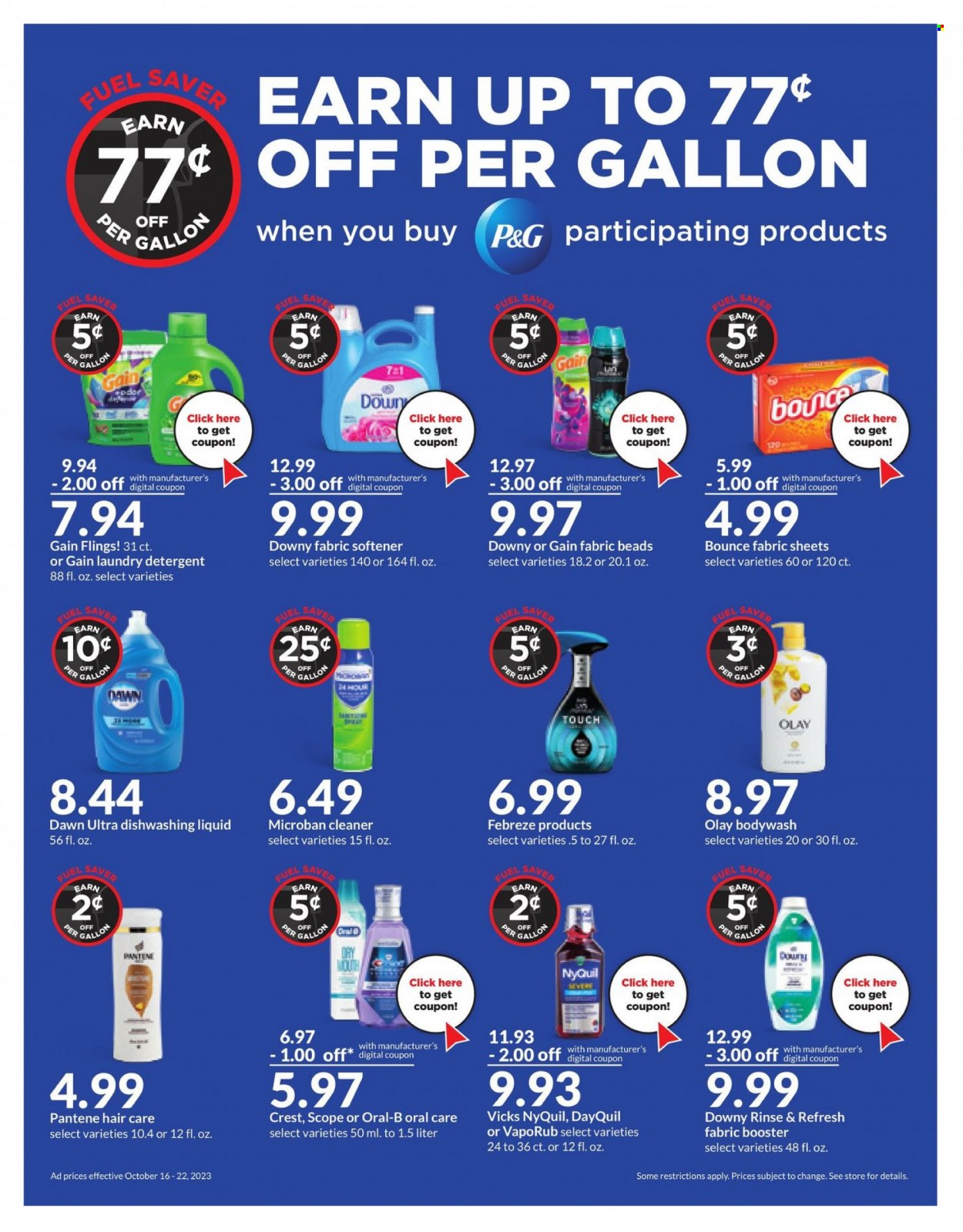 Hy-Vee ad - 10/16/2023 - 10/22/2023. Page 19