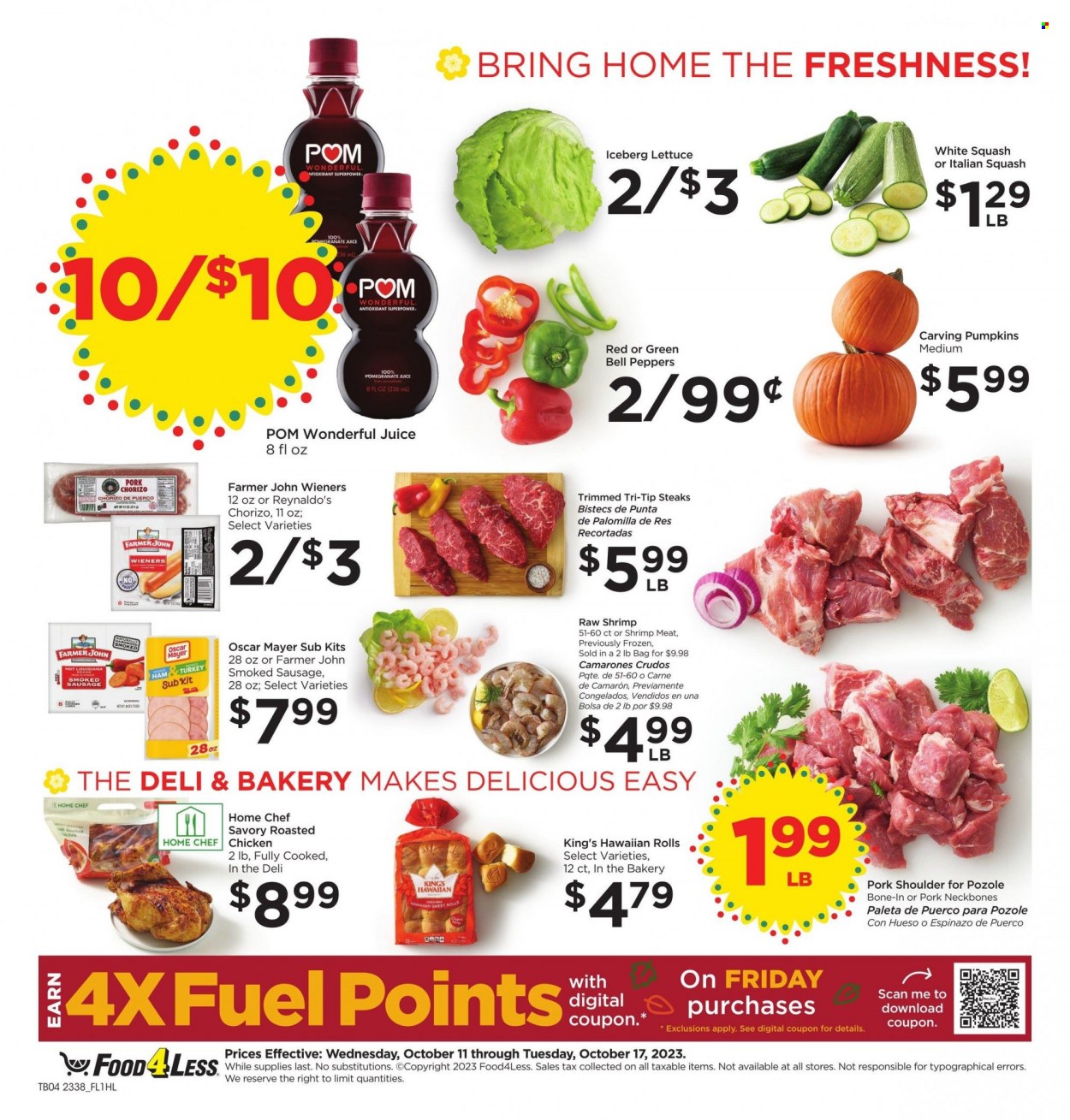 Food 4 Less ad - 10/18/2023 - 10/24/2023. Page 5