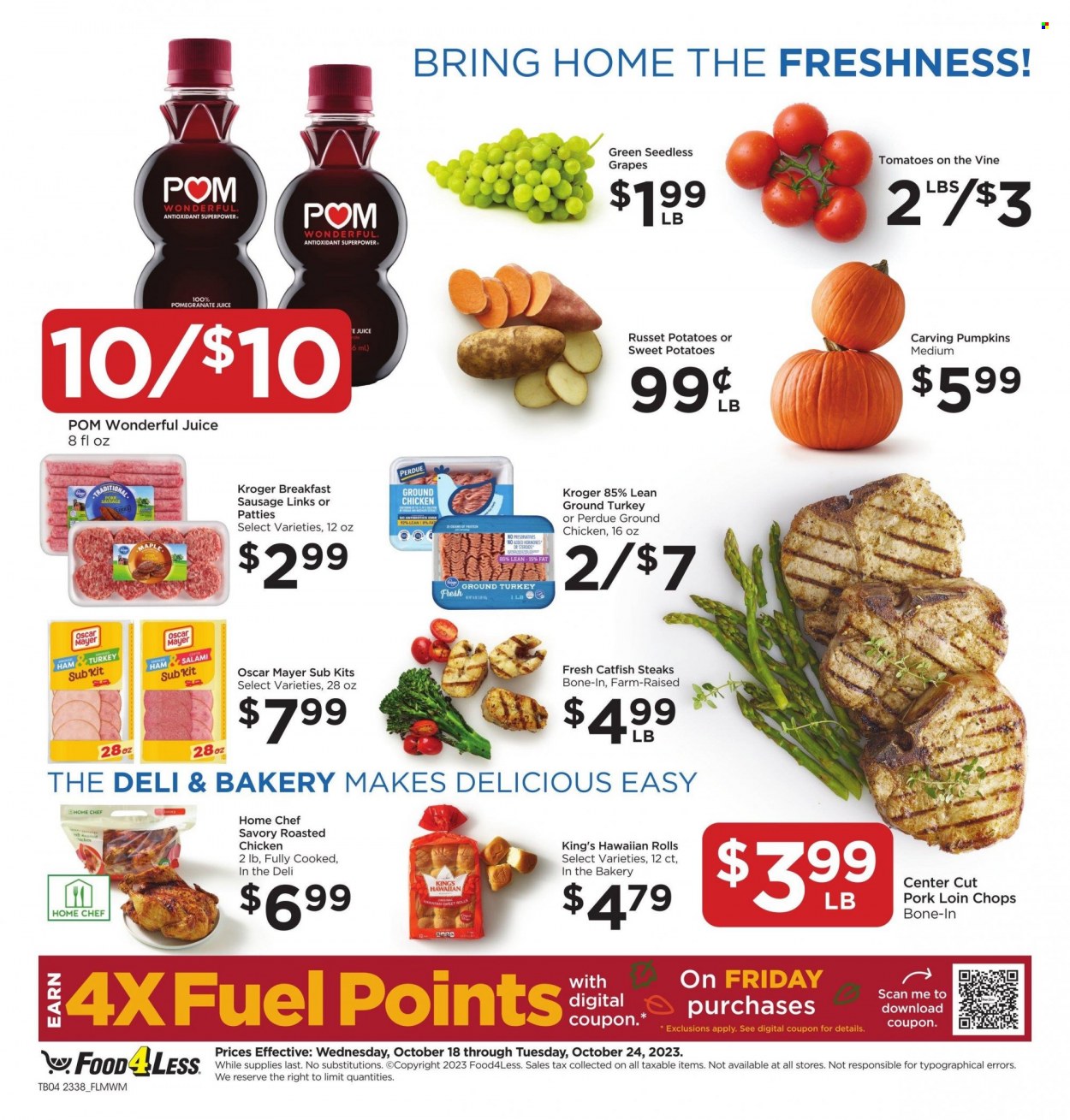 Food 4 Less ad - 10/18/2023 - 10/24/2023. Page 5