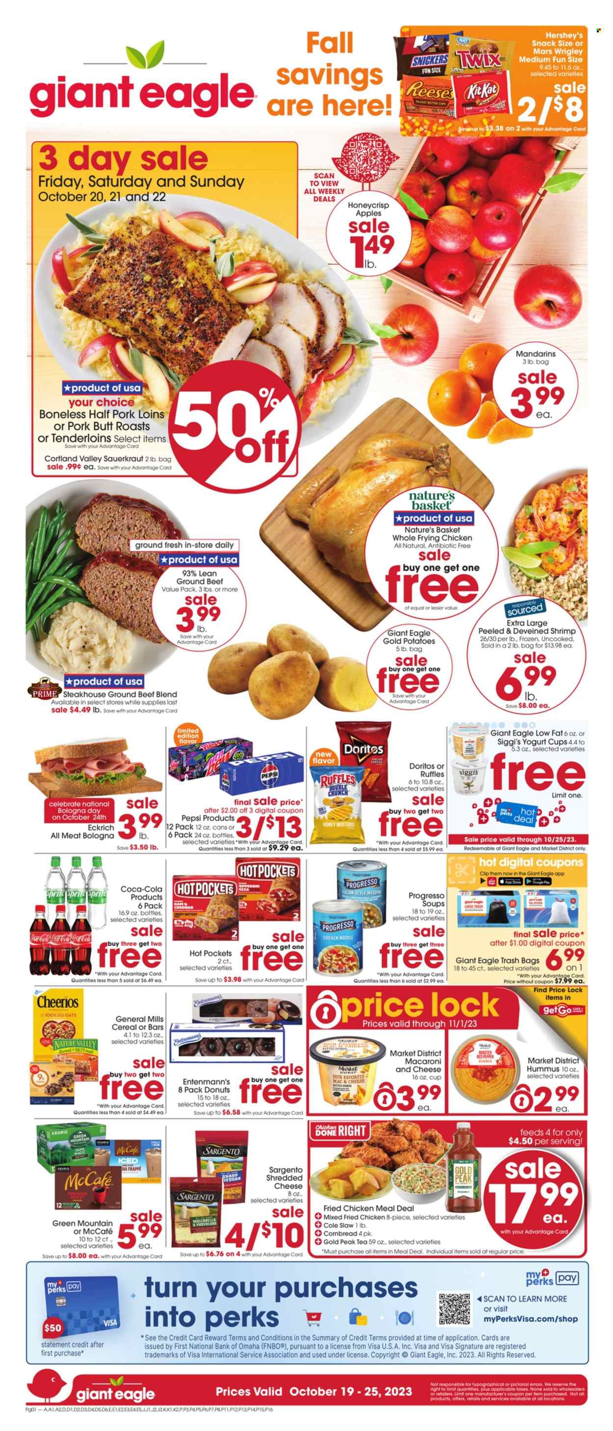 Giant Eagle ad - 10/19/2023 - 10/25/2023. Page 1