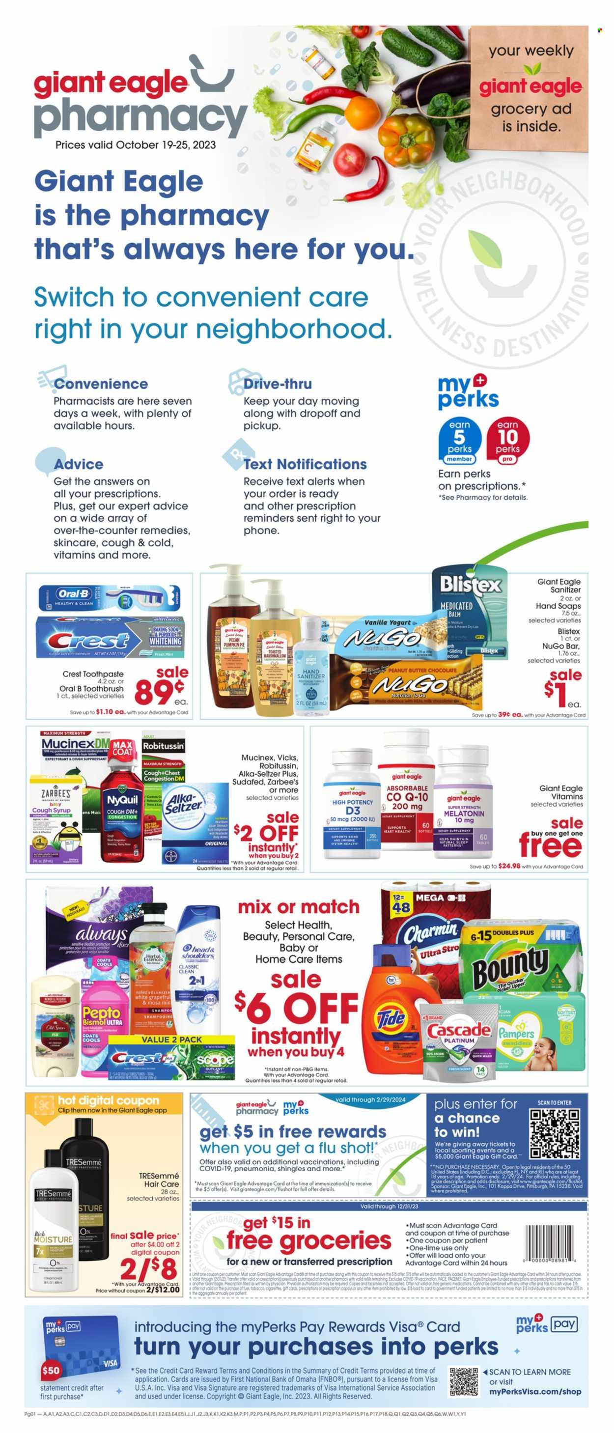 Giant Eagle ad - 10/19/2023 - 10/25/2023. Page 3