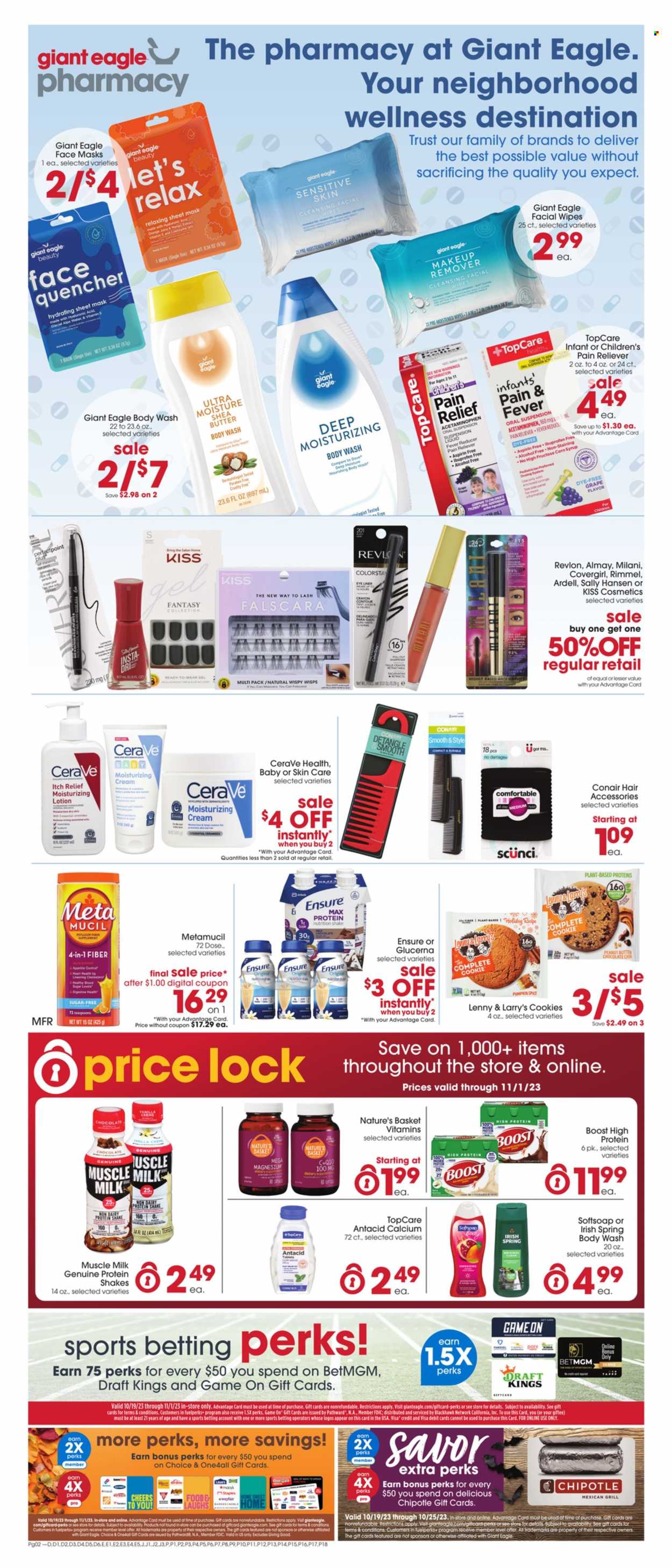Giant Eagle ad - 10/19/2023 - 10/25/2023. Page 4