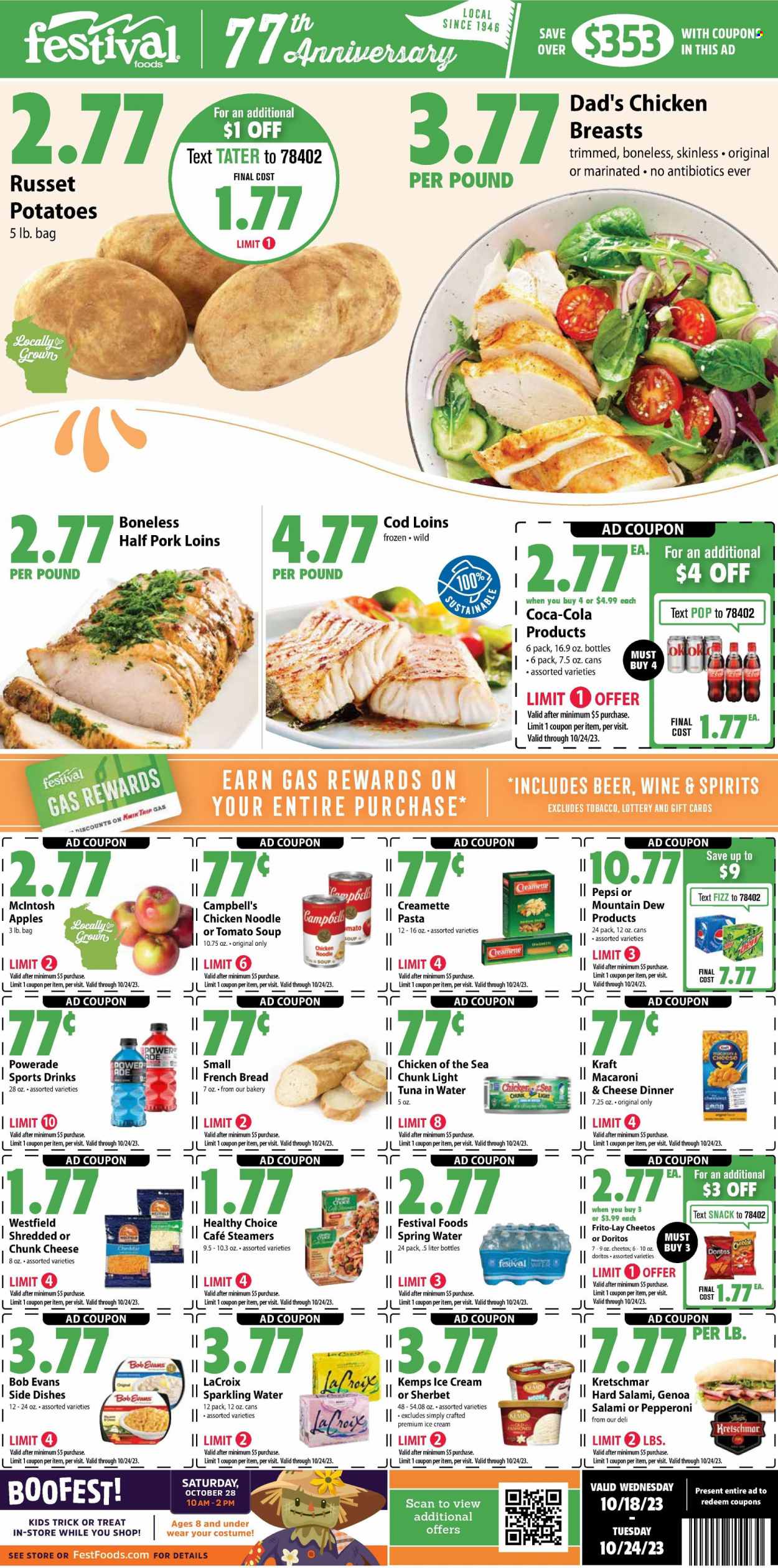 Festival Foods ad - 10/18/2023 - 10/24/2023. Page 1