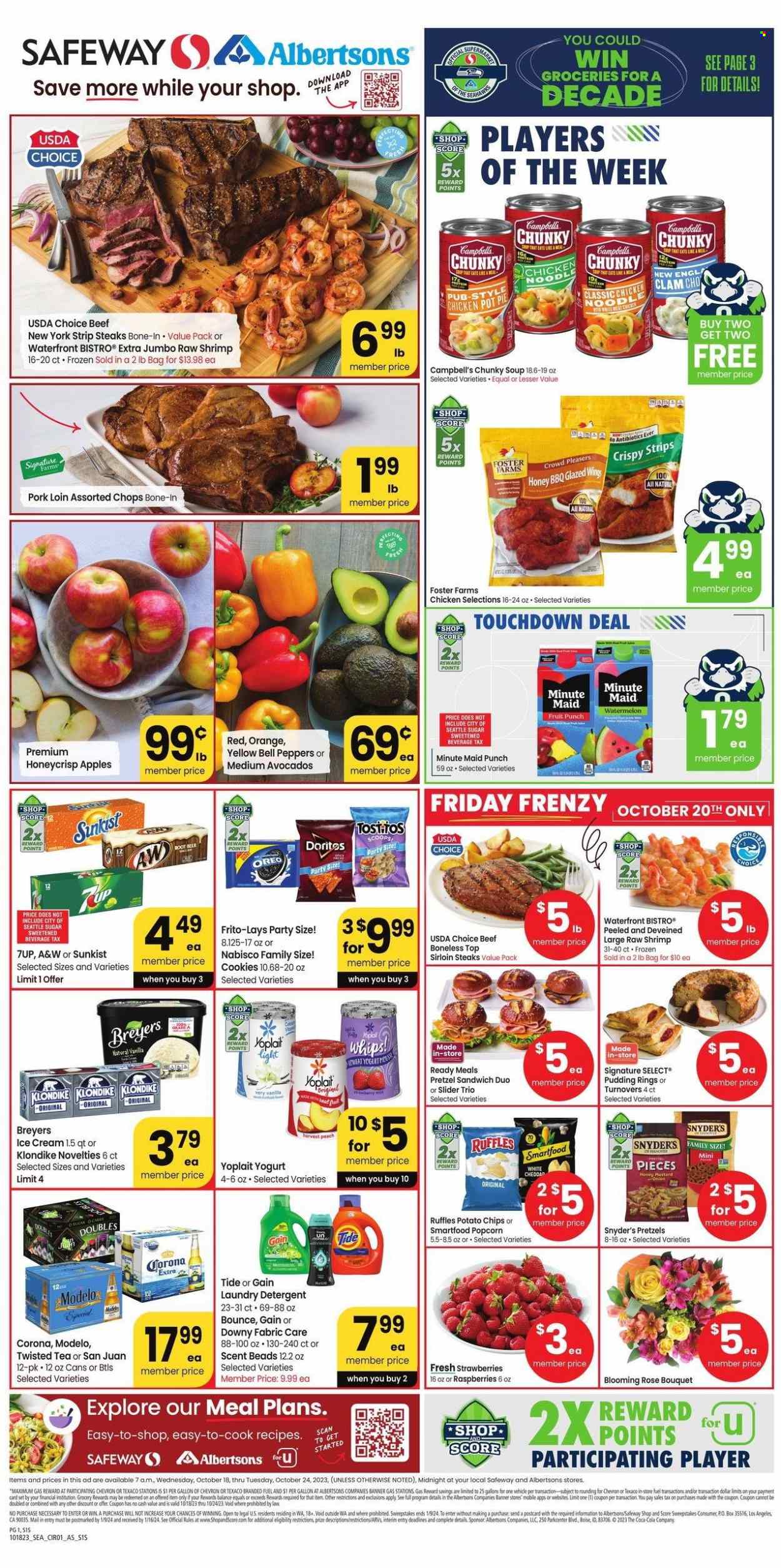 Safeway ad - 10/18/2023 - 10/24/2023. Page 1