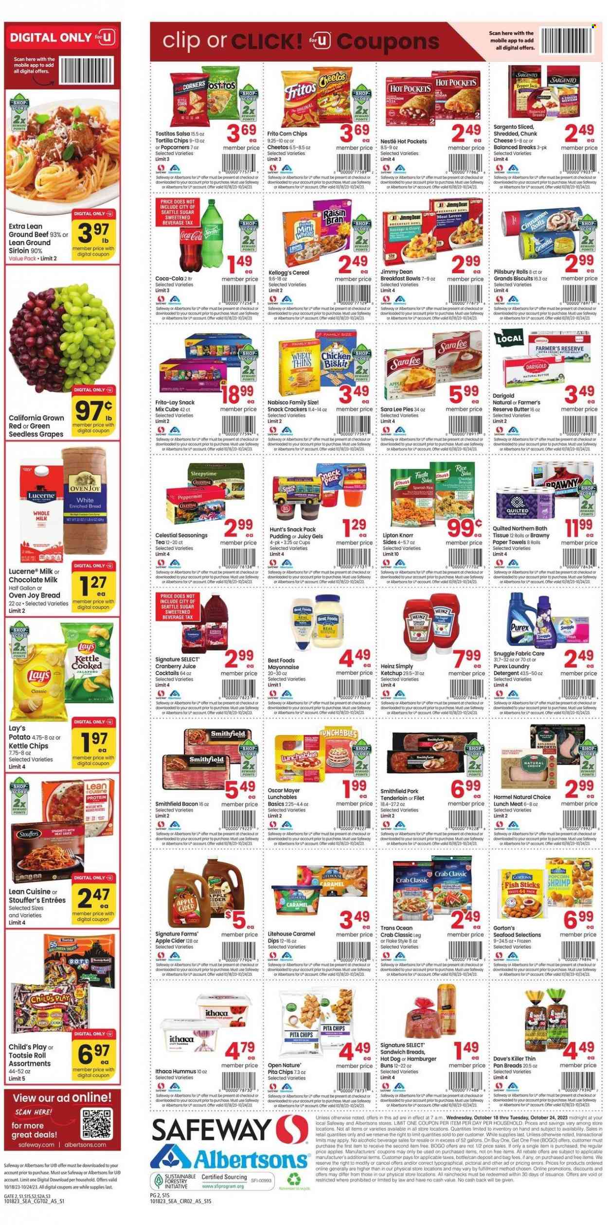 Safeway ad - 10/18/2023 - 10/24/2023. Page 2