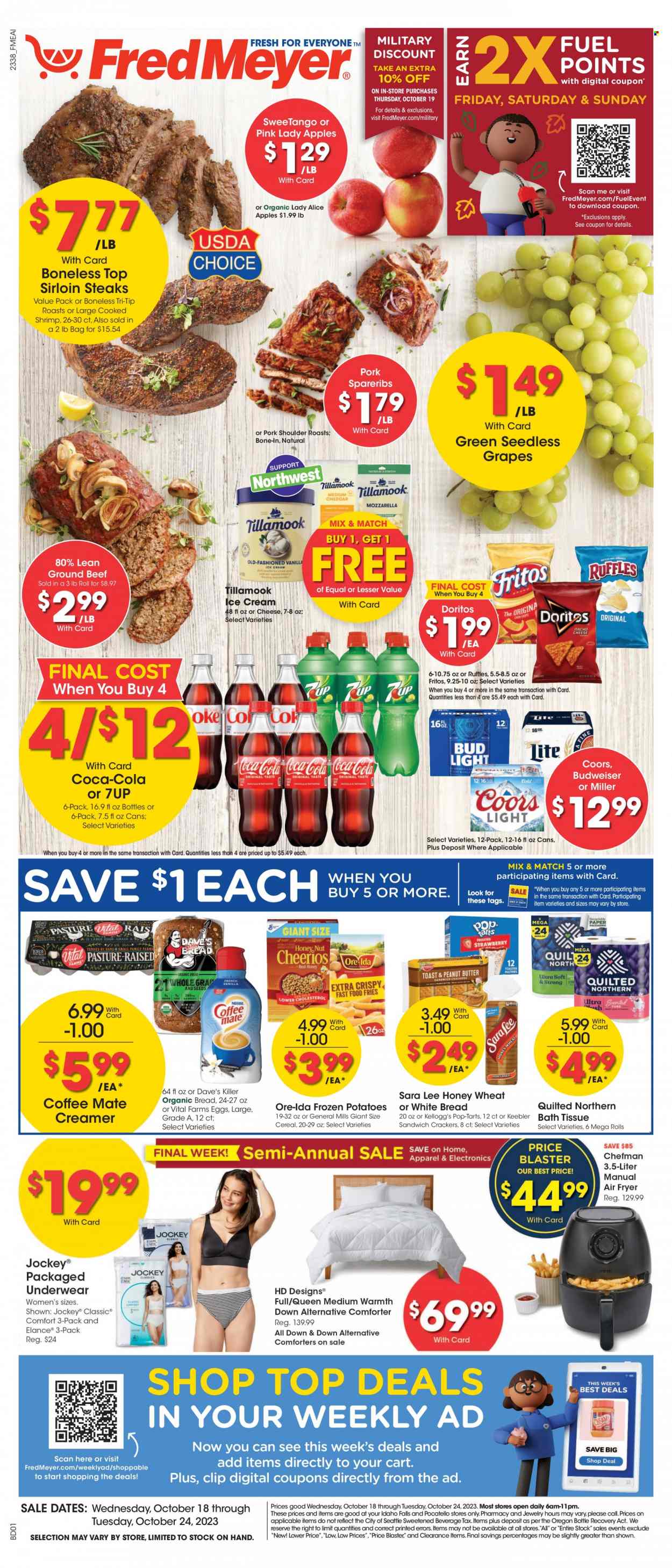 Fred Meyer ad - 10/18/2023 - 10/24/2023. Page 1