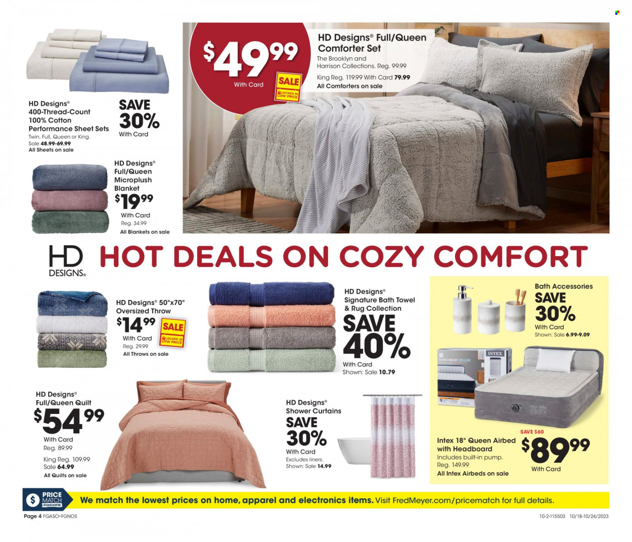 Fred Meyer ad - 10/18/2023 - 10/24/2023. Page 4