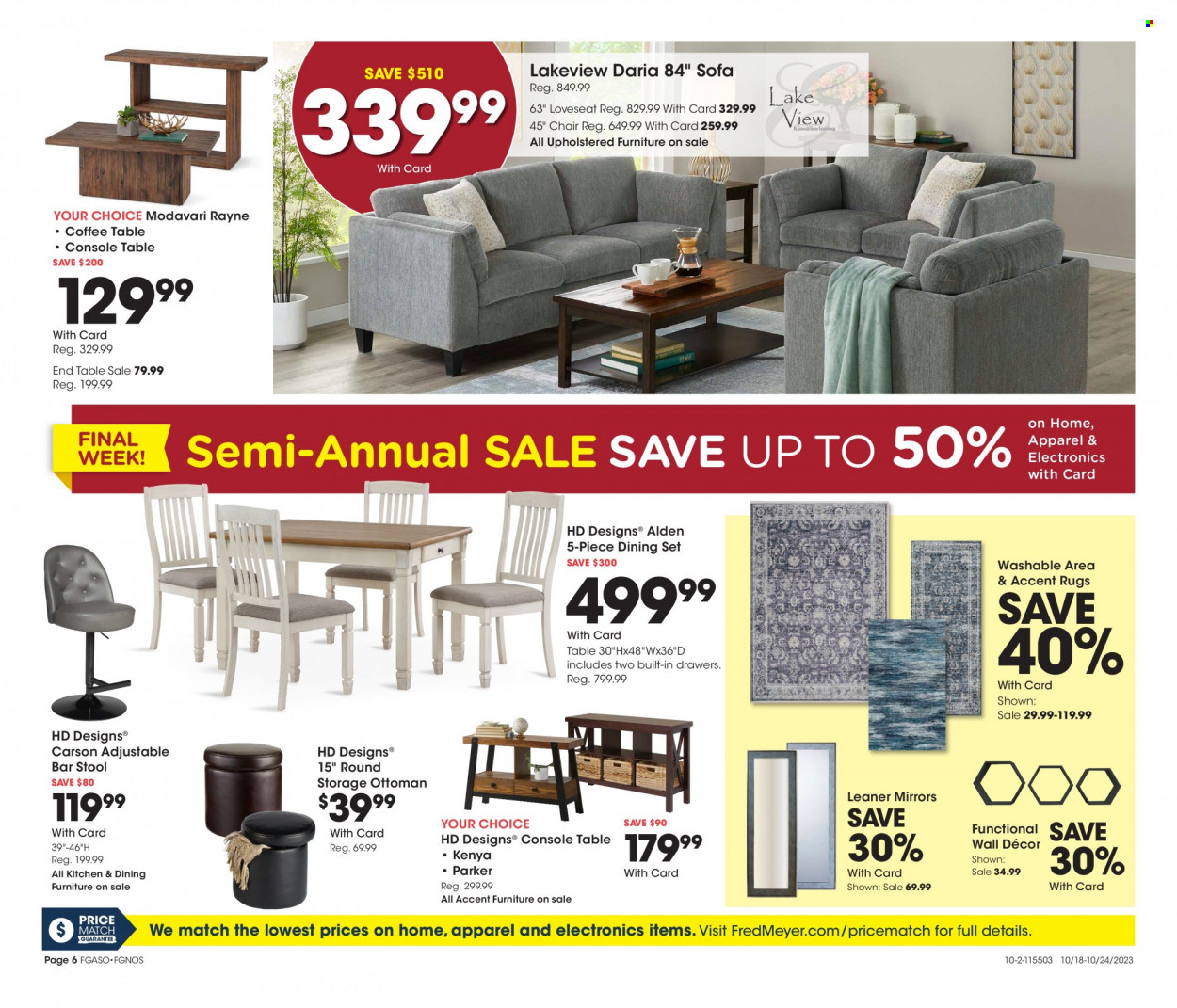 Fred Meyer ad - 10/18/2023 - 10/24/2023. Page 6