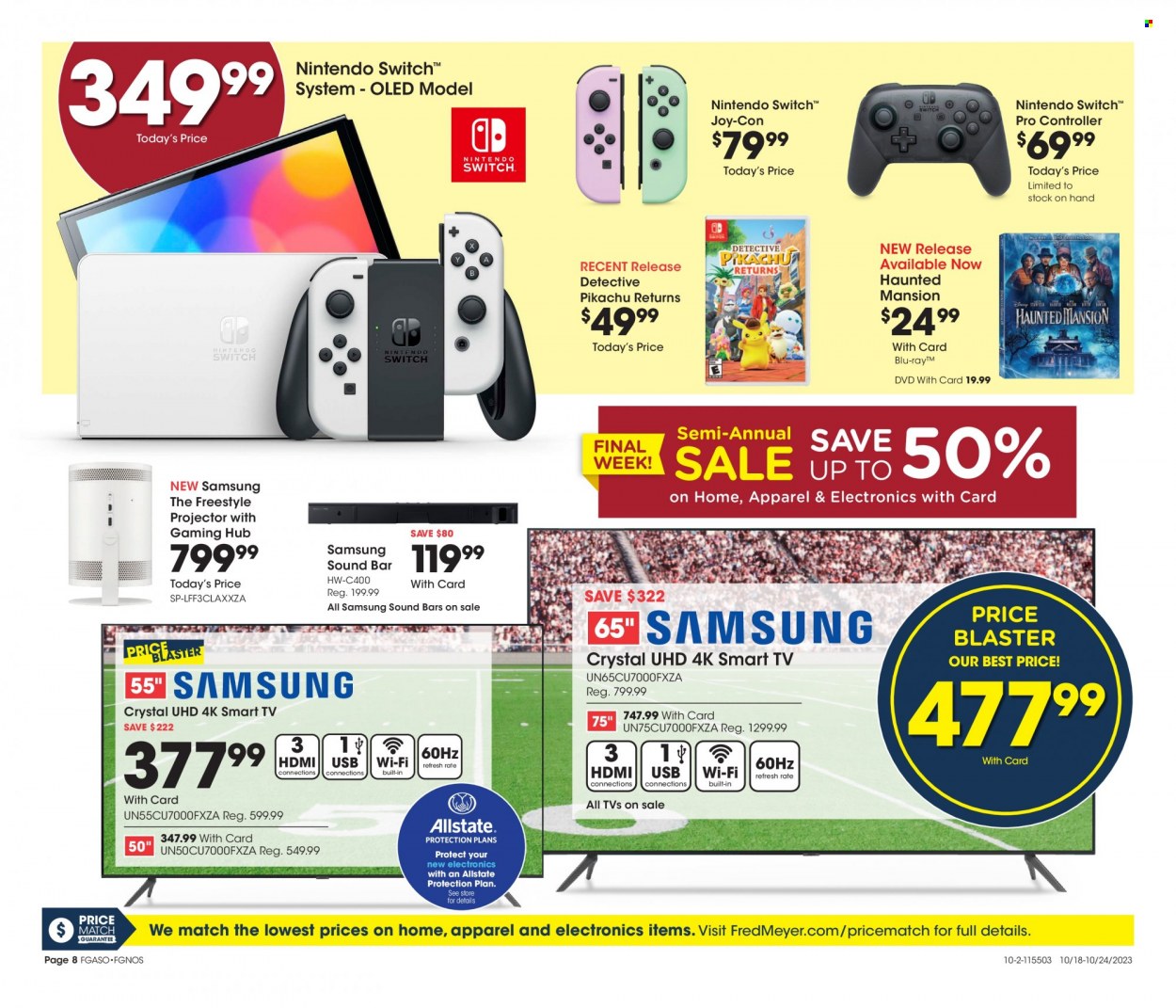 Fred Meyer ad - 10/18/2023 - 10/24/2023. Page 8