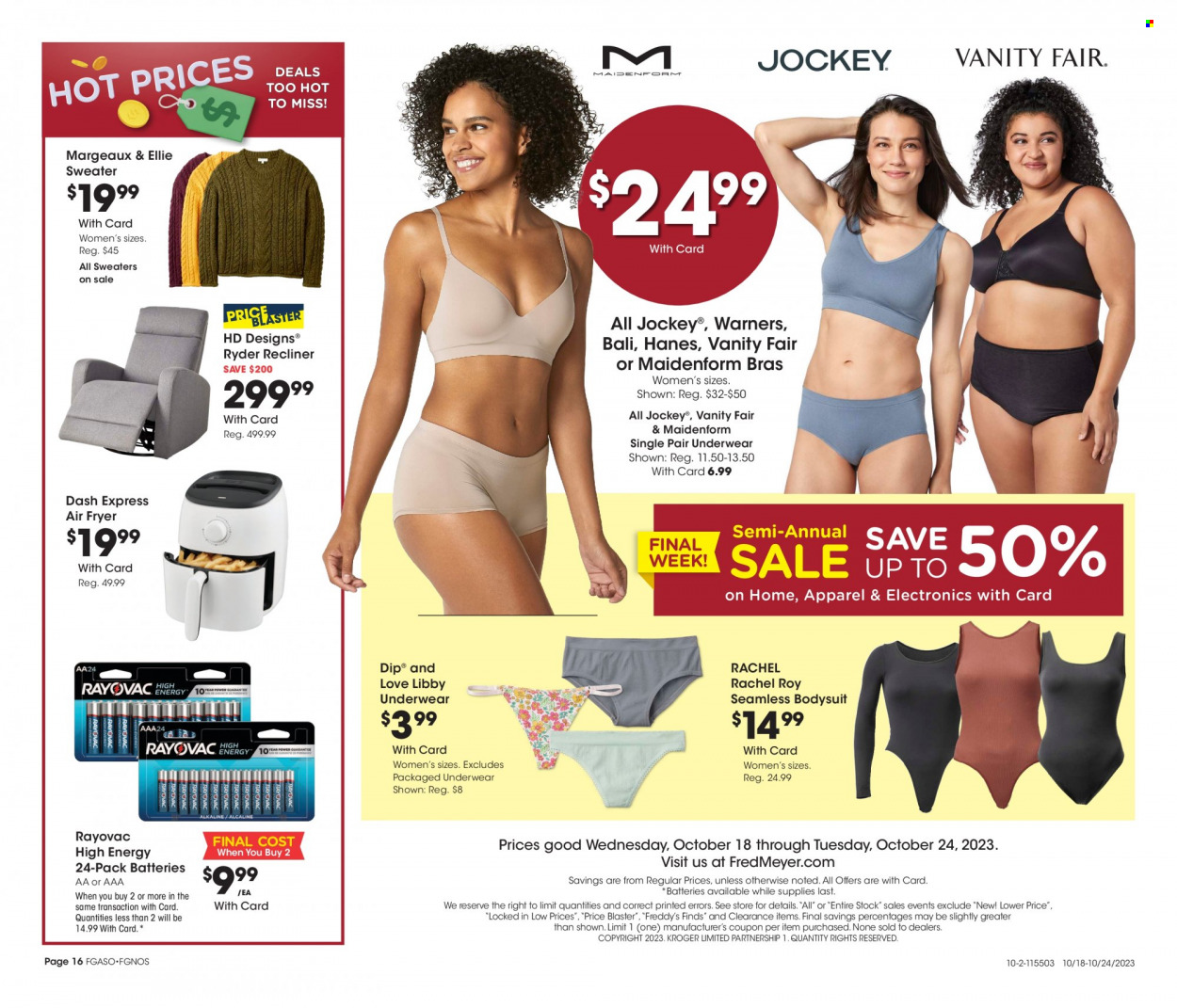 Fred Meyer ad - 10/18/2023 - 10/24/2023. Page 16