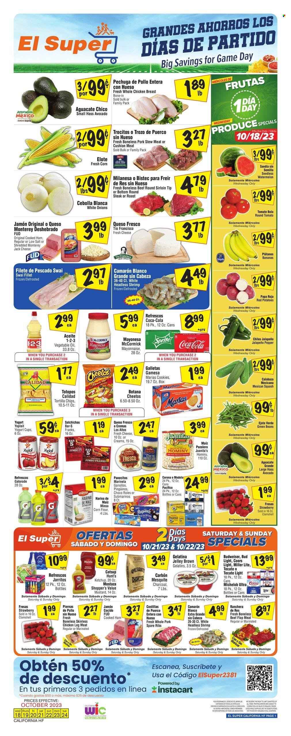 El Super ad - 10/18/2023 - 10/24/2023. Page 1