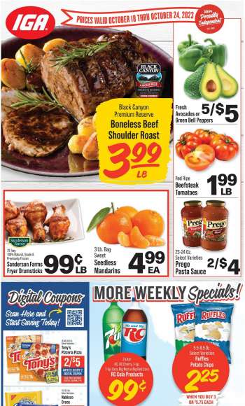 IGA Flyer - 10/18/2023 - 10/24/2023.