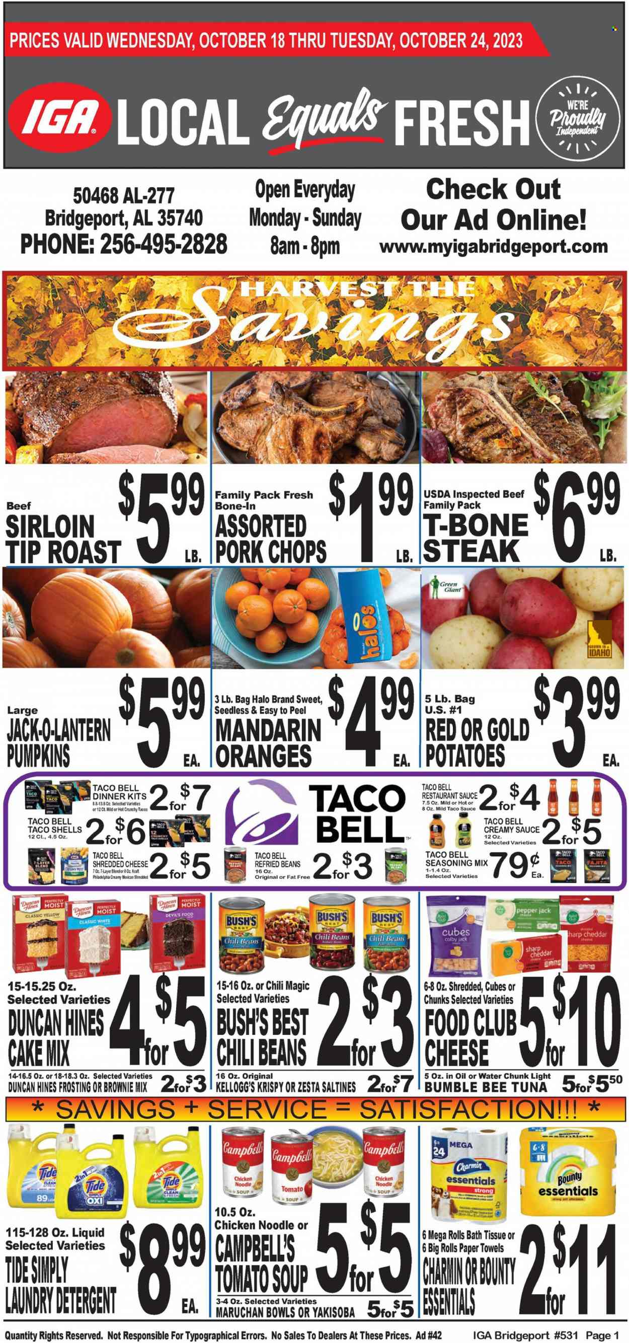 IGA ad - 10/18/2023 - 10/24/2023. Page 1