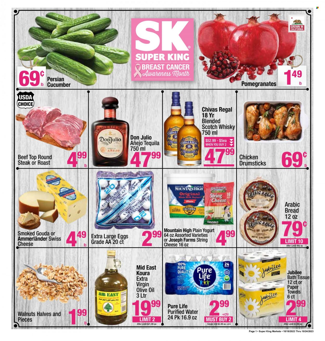 Super King Markets ad - 10/18/2023 - 10/24/2023. Page 1