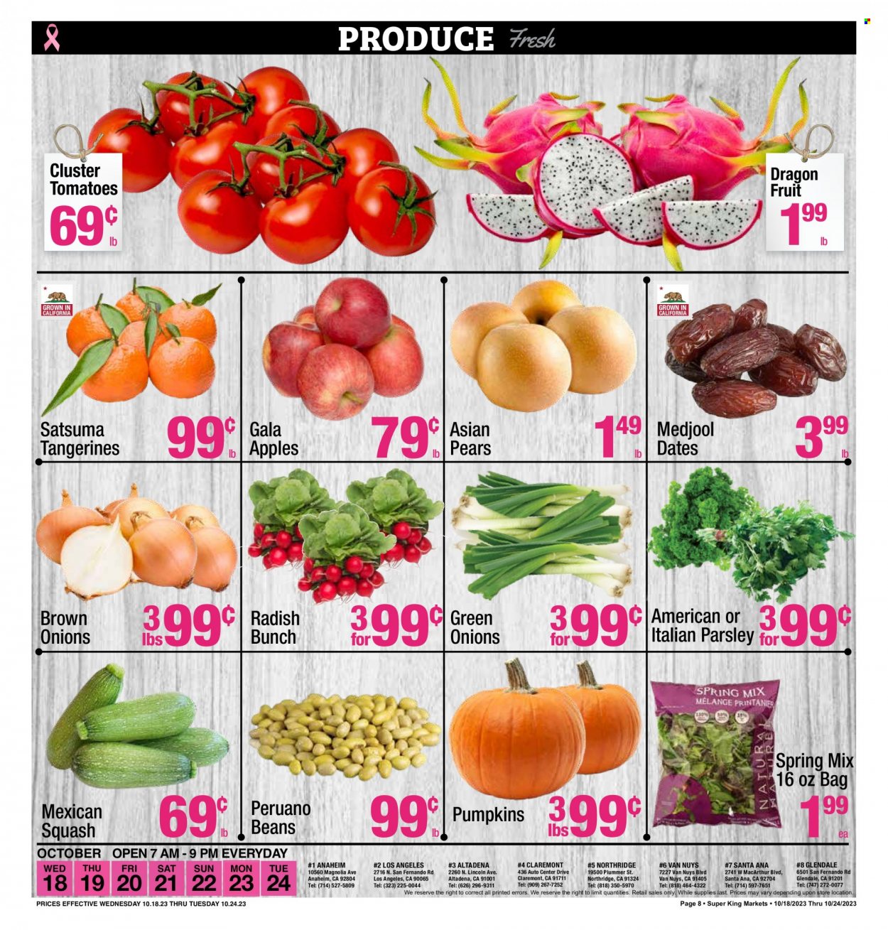 Super King Markets ad - 10/18/2023 - 10/24/2023. Page 8