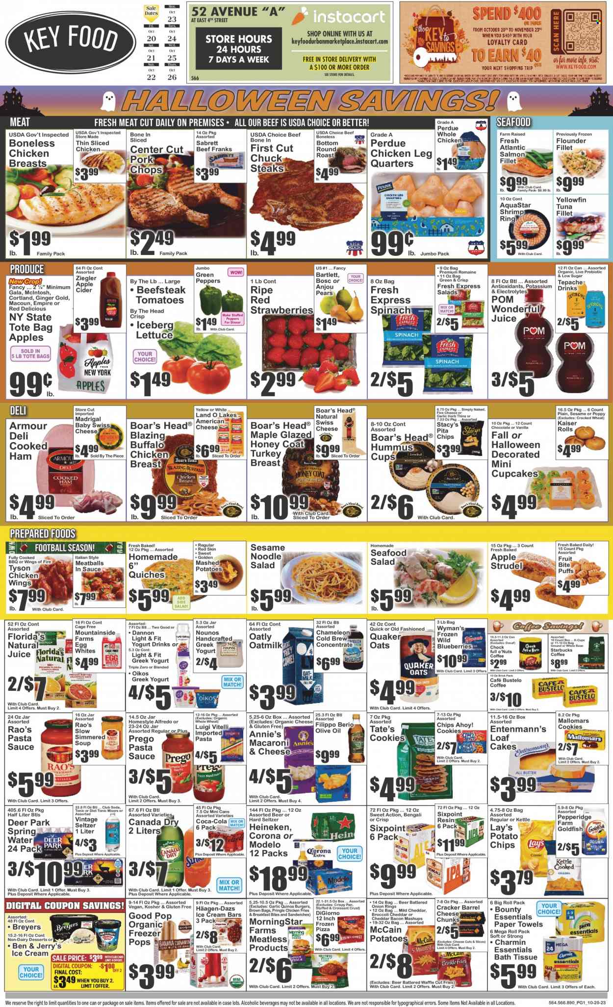 Key Food ad - 10/20/2023 - 10/26/2023. Page 1