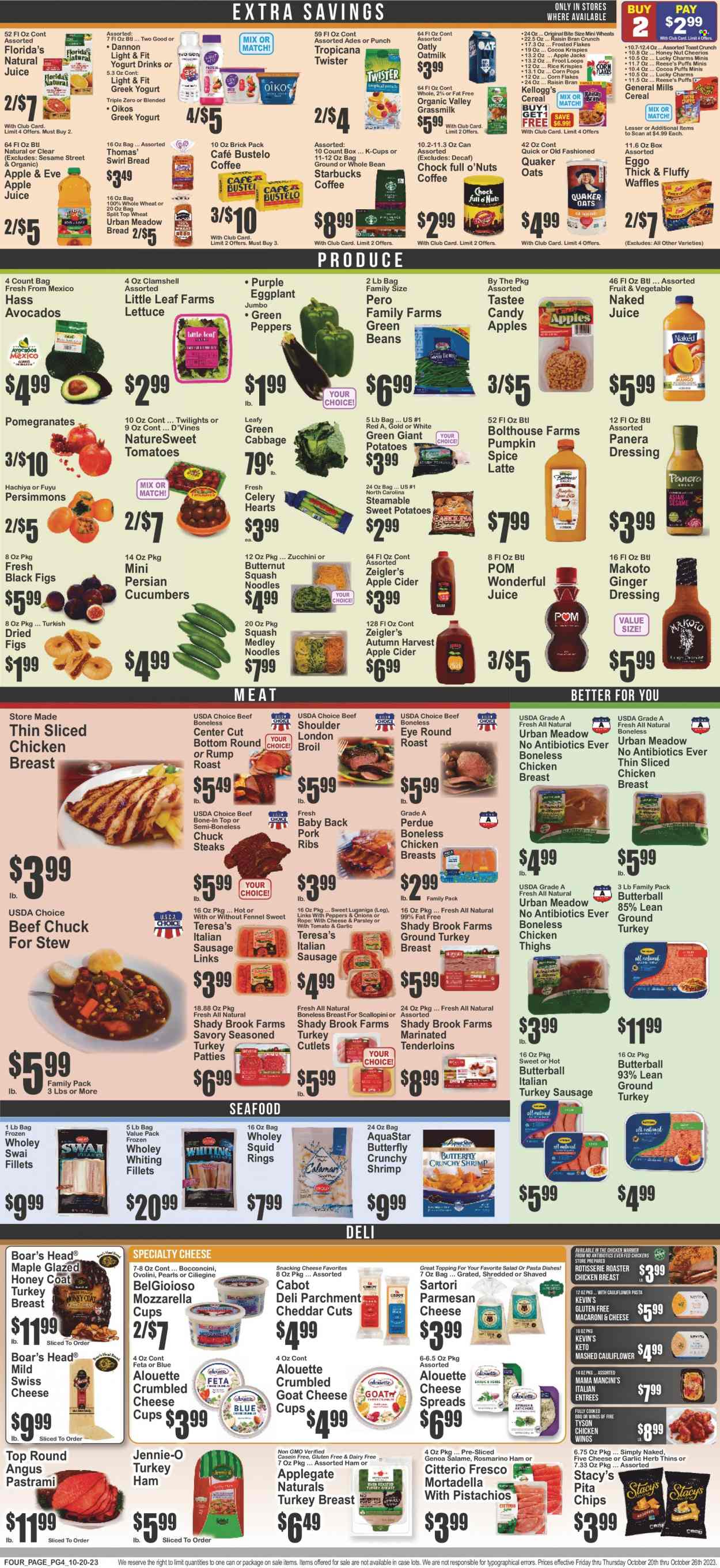 Key Food ad - 10/20/2023 - 10/26/2023. Page 4