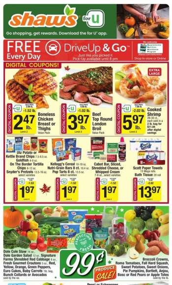 Shaw’s Flyer - 10/20/2023 - 10/26/2023.