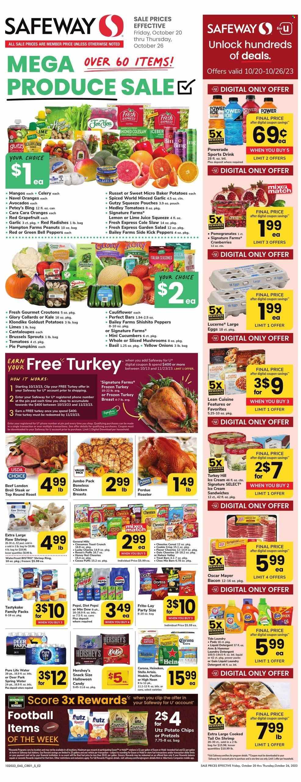 Safeway ad - 10/20/2023 - 10/26/2023. Page 1