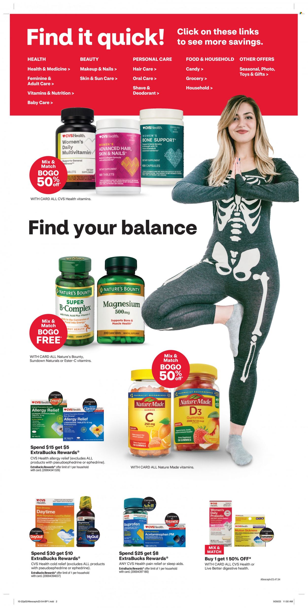 CVS Pharmacy ad - 10/22/2023 - 10/29/2023. Page 2