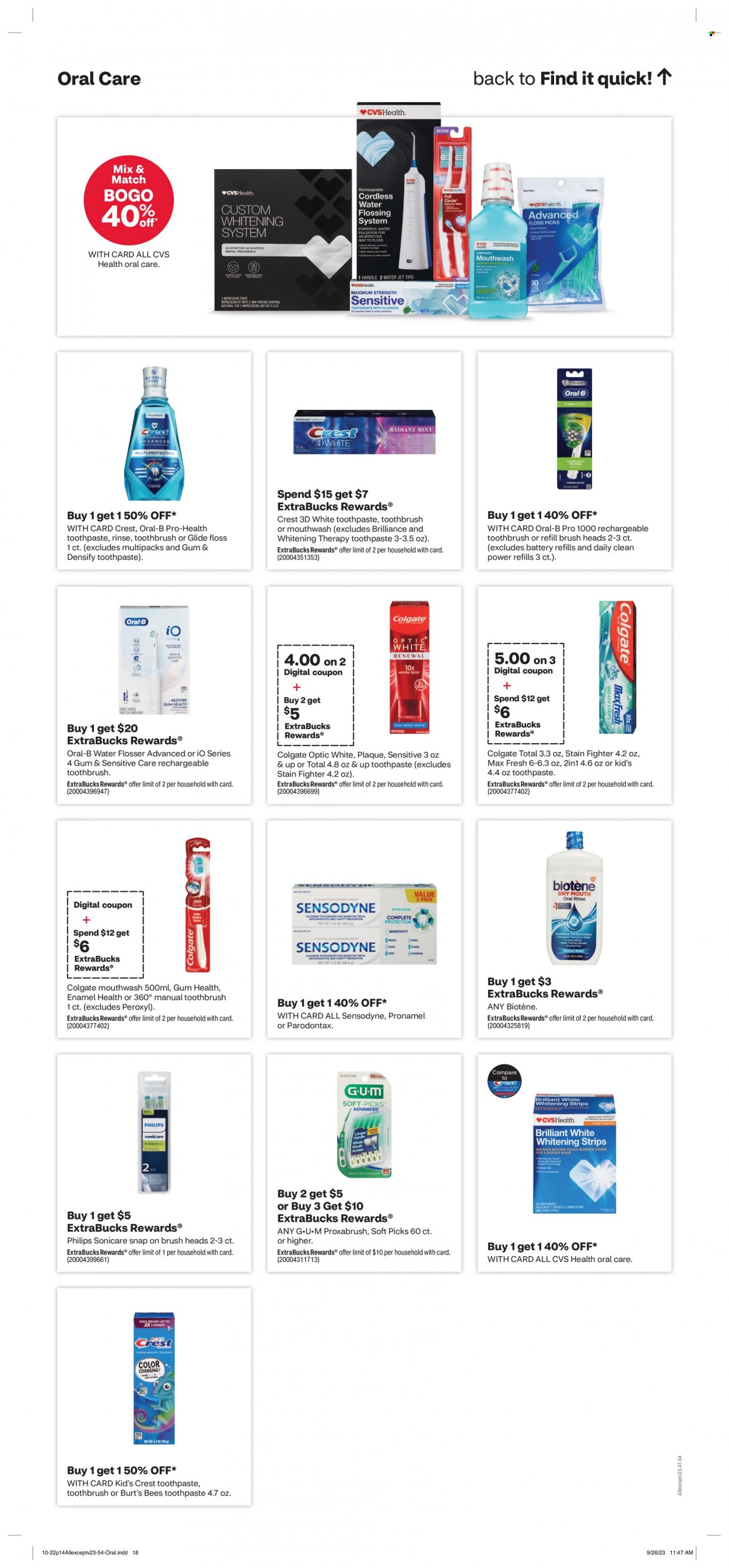 CVS Pharmacy ad - 10/22/2023 - 10/29/2023. Page 15
