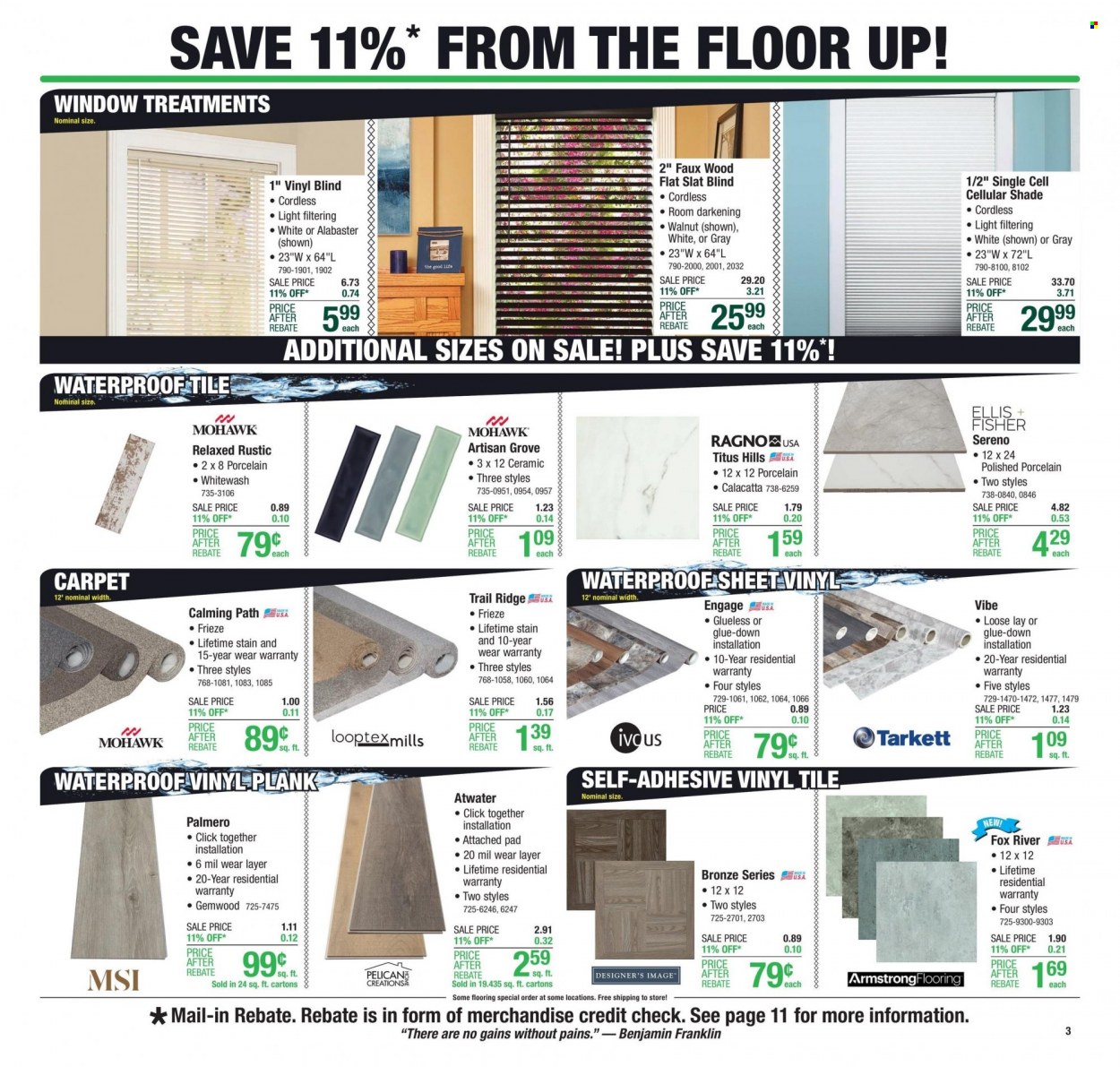 Menards ad - 10/19/2023 - 10/29/2023. Page 4