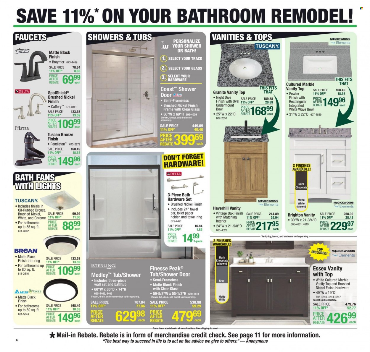 Menards ad - 10/19/2023 - 10/29/2023. Page 7