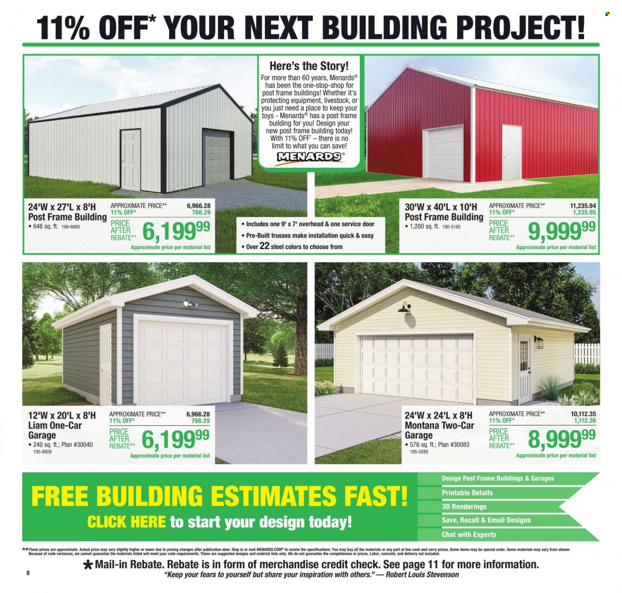 Menards ad - 10/19/2023 - 10/29/2023. Page 15