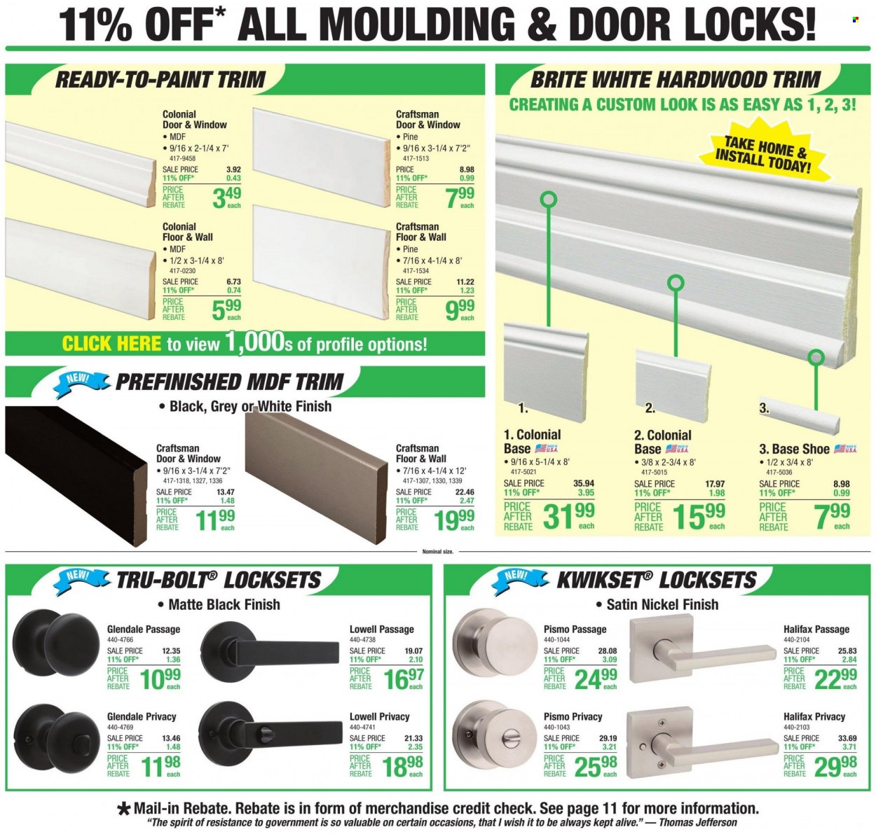 Menards ad - 10/19/2023 - 10/29/2023. Page 19