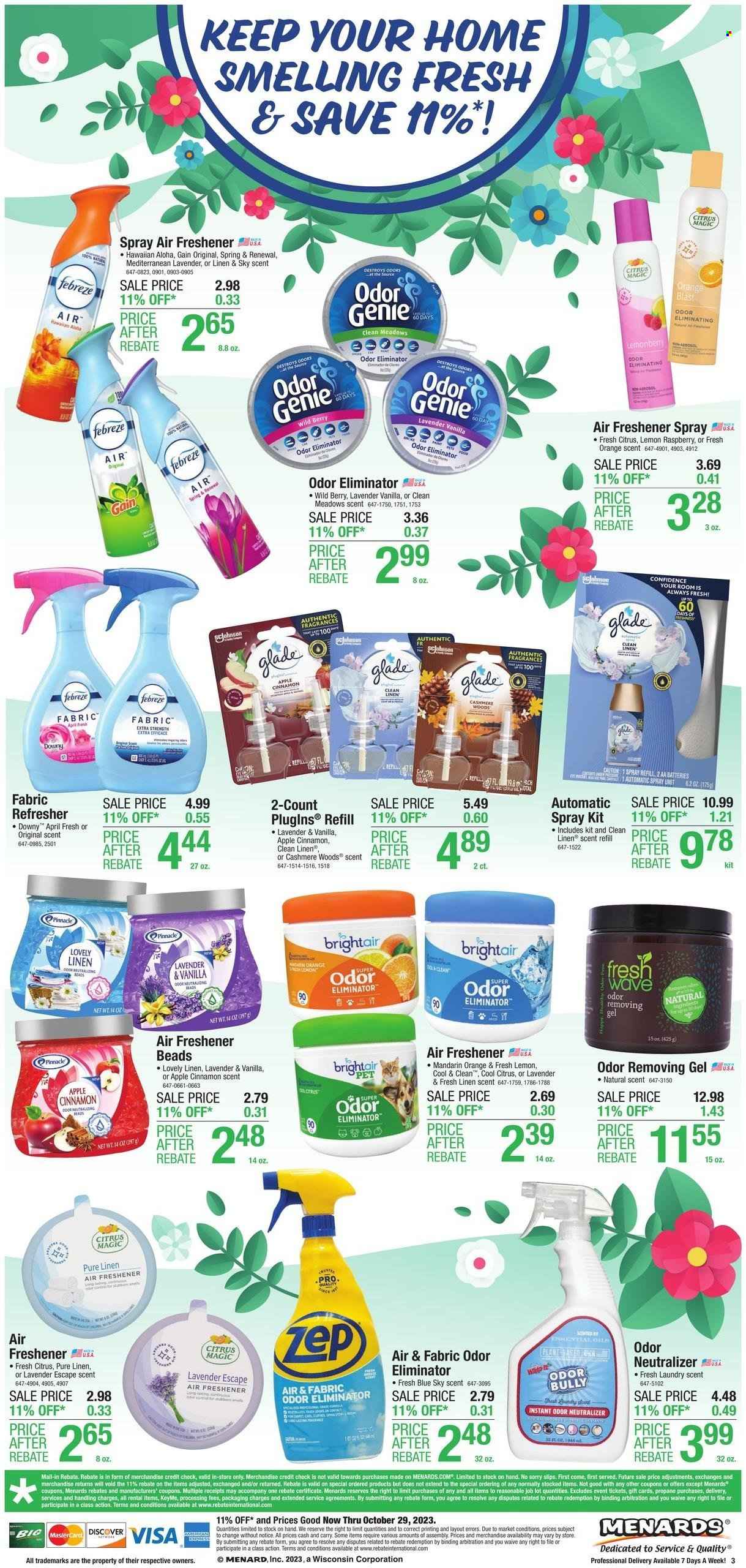 Menards ad - 10/19/2023 - 10/29/2023. Page 3