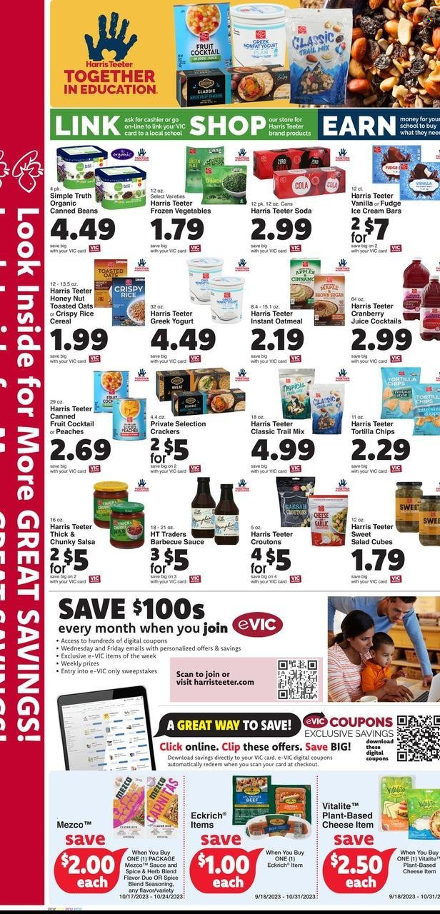 Harris Teeter ad - 10/18/2023 - 10/24/2023. Page 8