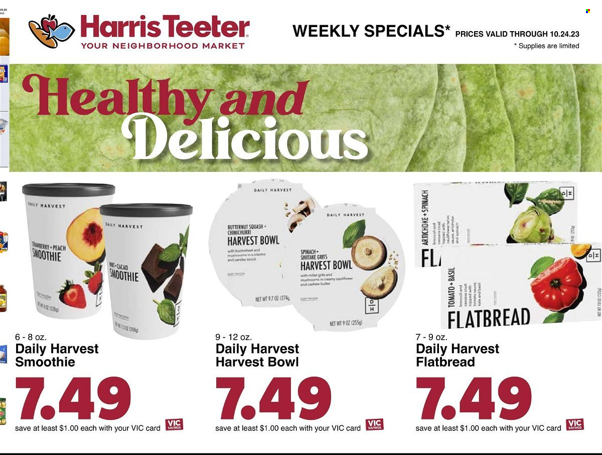 Harris Teeter ad - 10/18/2023 - 10/24/2023. Page 19