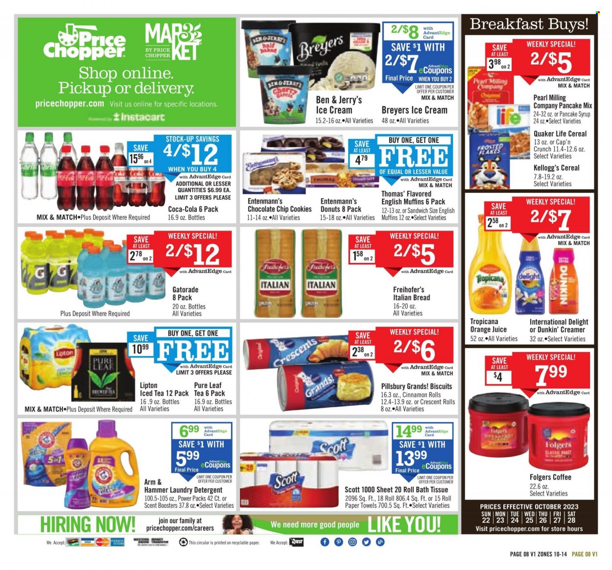 Price Chopper ad - 10/22/2023 - 10/28/2023. Page 8