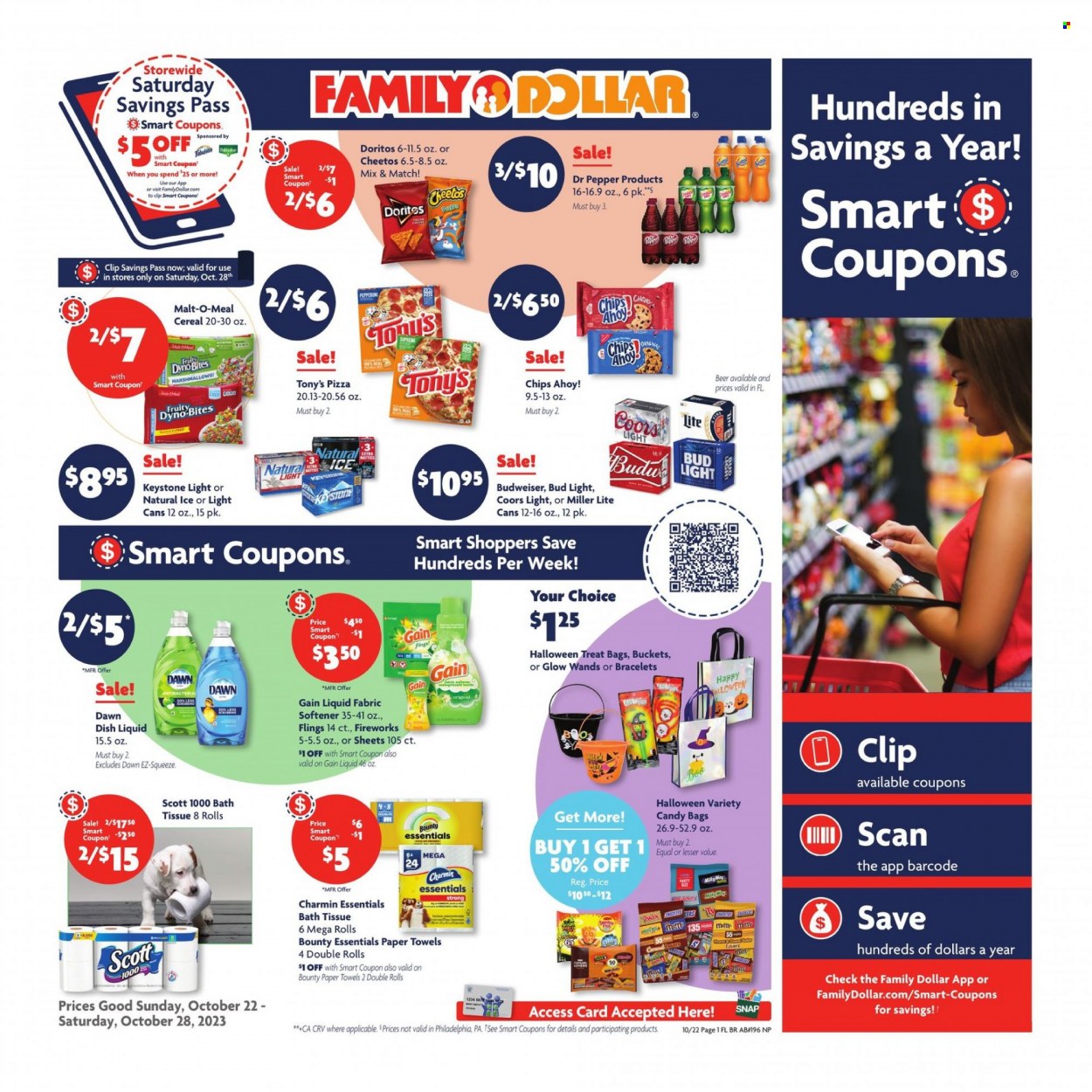Family Dollar ad - 10/22/2023 - 10/28/2023. Page 1