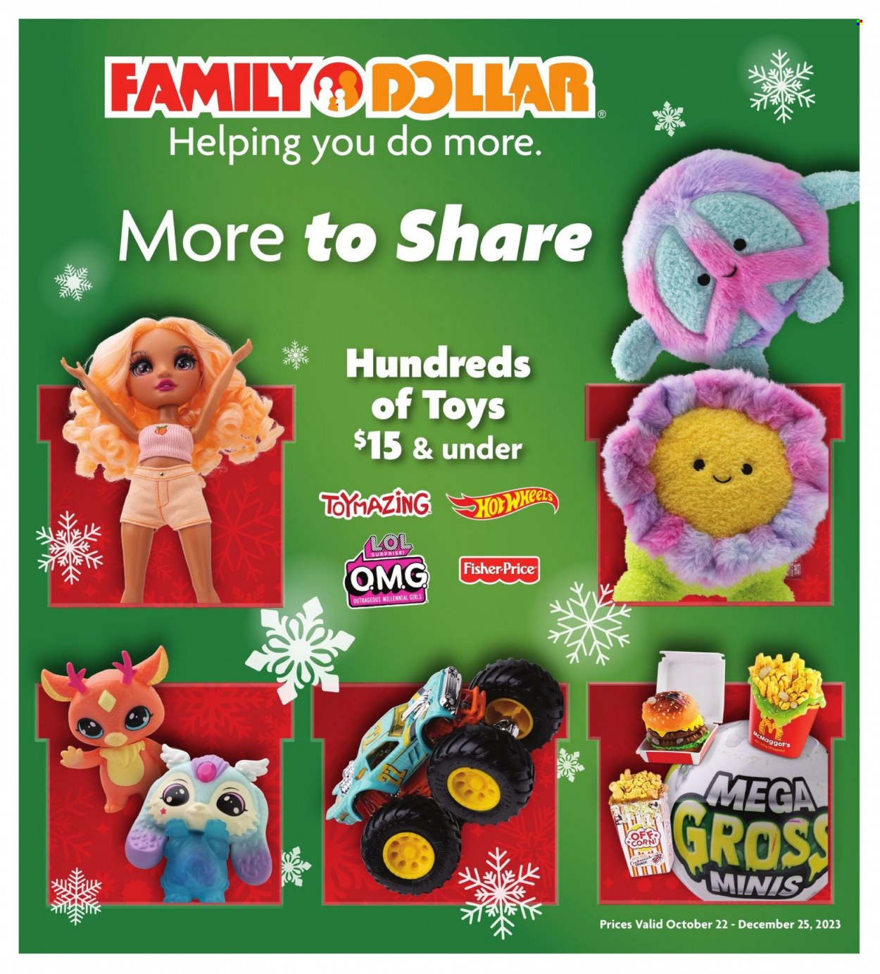 Family Dollar ad - 10/22/2023 - 12/25/2023. Page 1