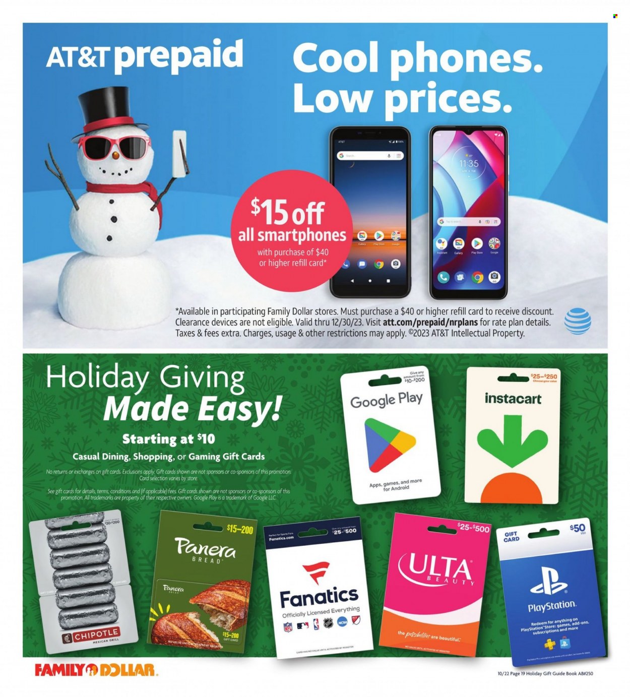 Family Dollar ad - 10/22/2023 - 12/25/2023. Page 19