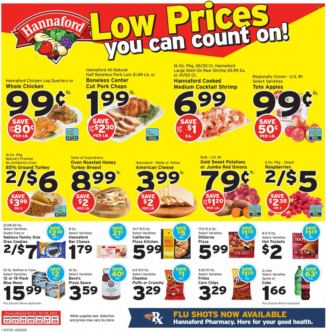 Hannaford ad - 10/22/2023 - 10/28/2023. Page 1