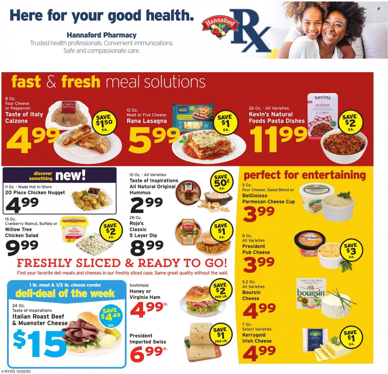 Hannaford ad - 10/22/2023 - 10/28/2023. Page 4
