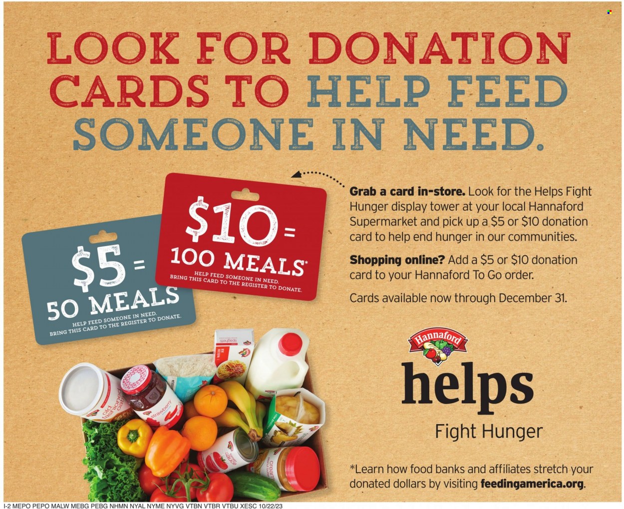 Hannaford ad - 10/22/2023 - 10/28/2023. Page 9