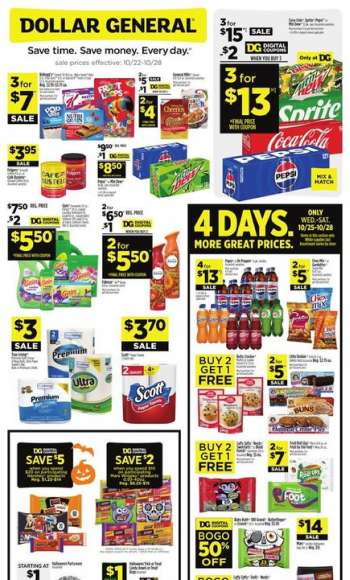 Dollar General Flyer - 10/22/2023 - 10/28/2023.