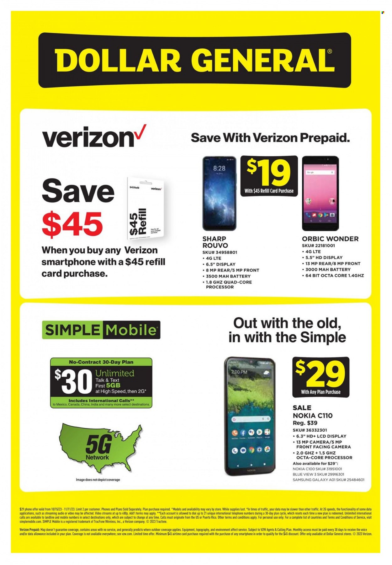 Dollar General ad - 10/22/2023 - 11/11/2023. Page 2