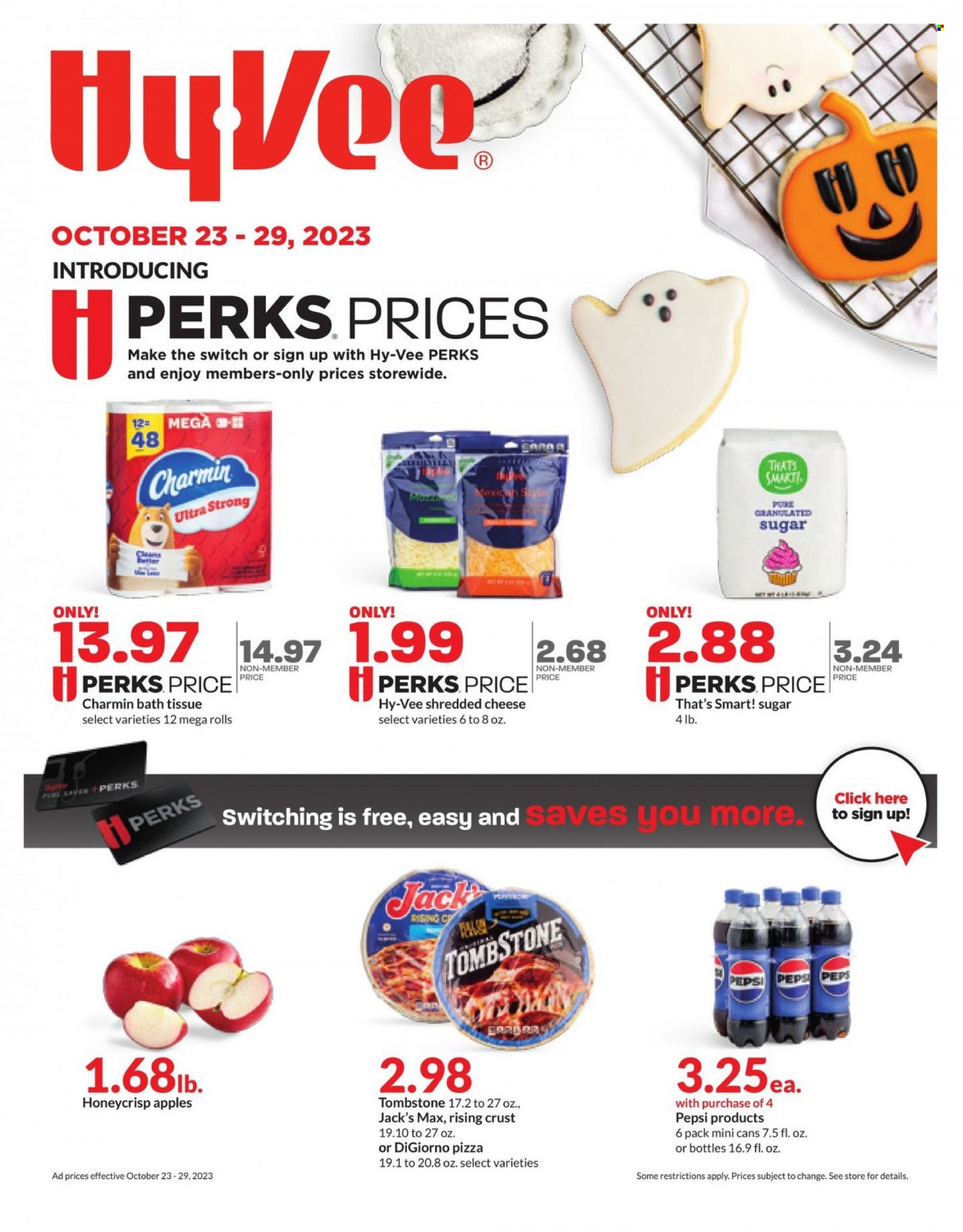 Hy-Vee ad - 10/23/2023 - 10/29/2023. Page 1