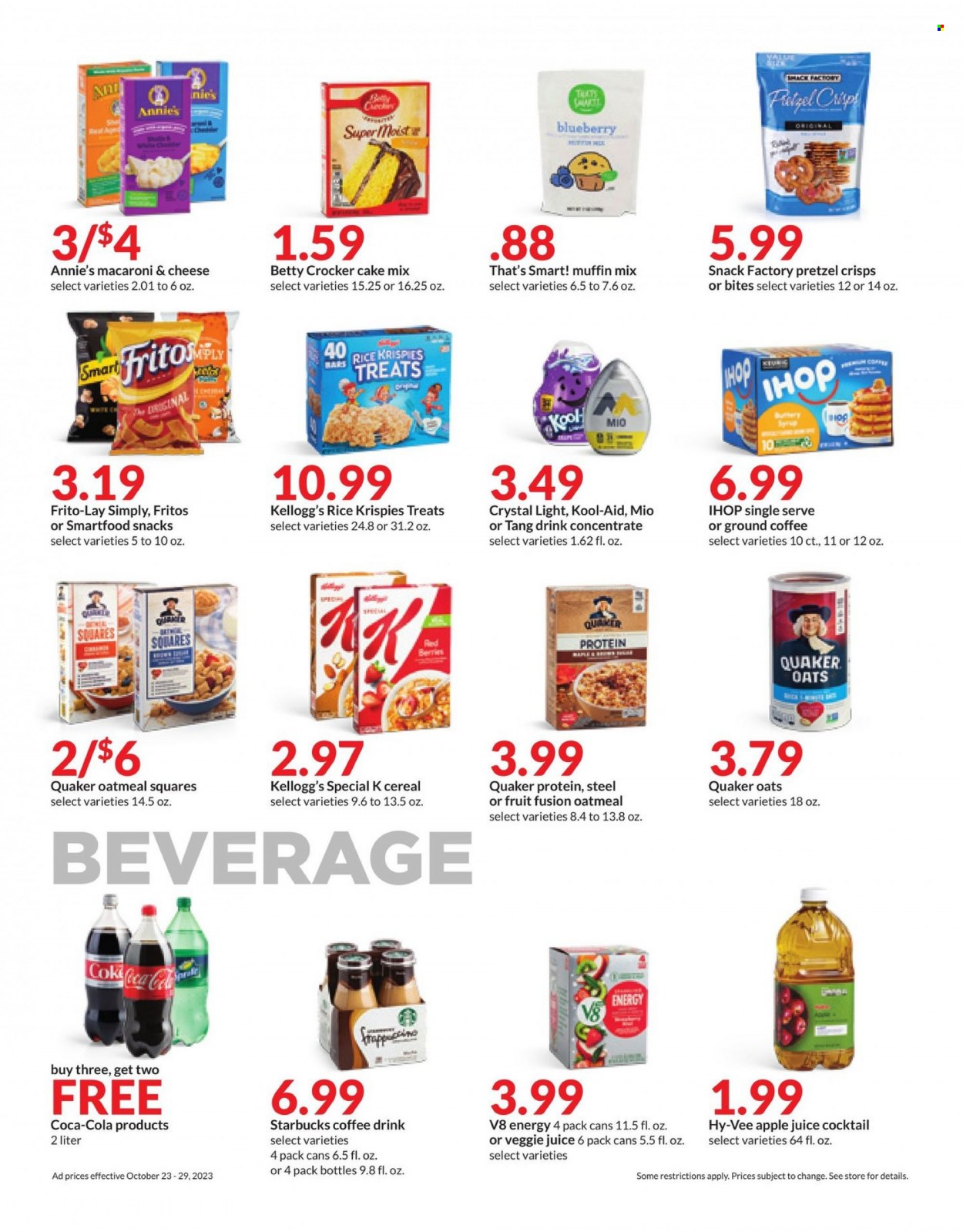 Hy-Vee ad - 10/23/2023 - 10/29/2023. Page 16
