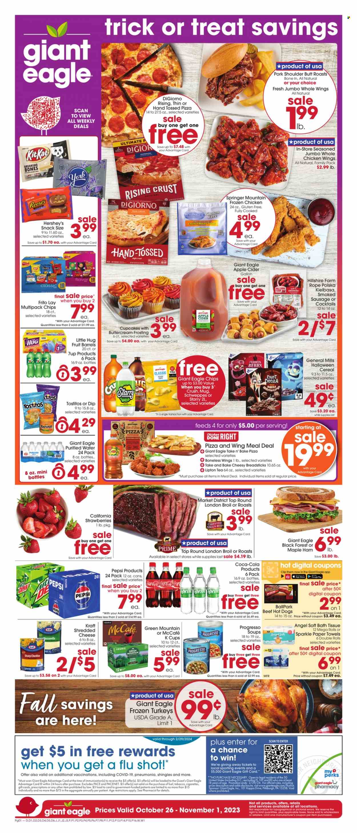 Giant Eagle ad - 10/26/2023 - 11/01/2023. Page 1