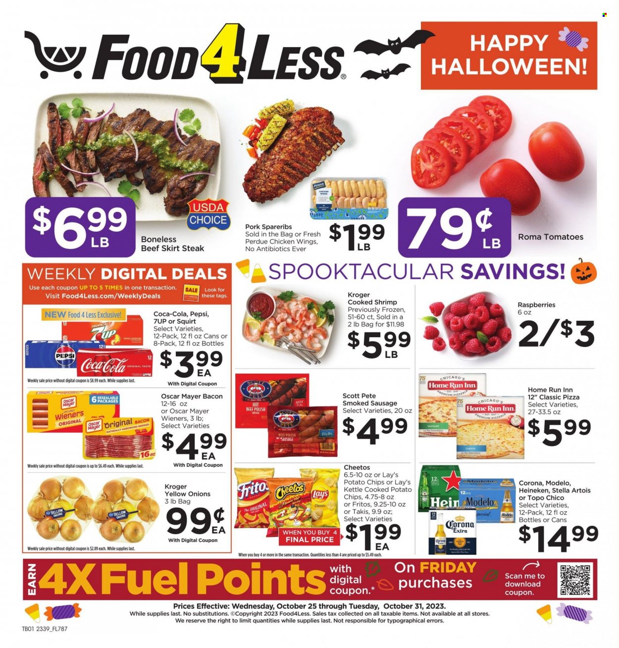 Food 4 Less ad - 10/25/2023 - 10/31/2023. Page 1