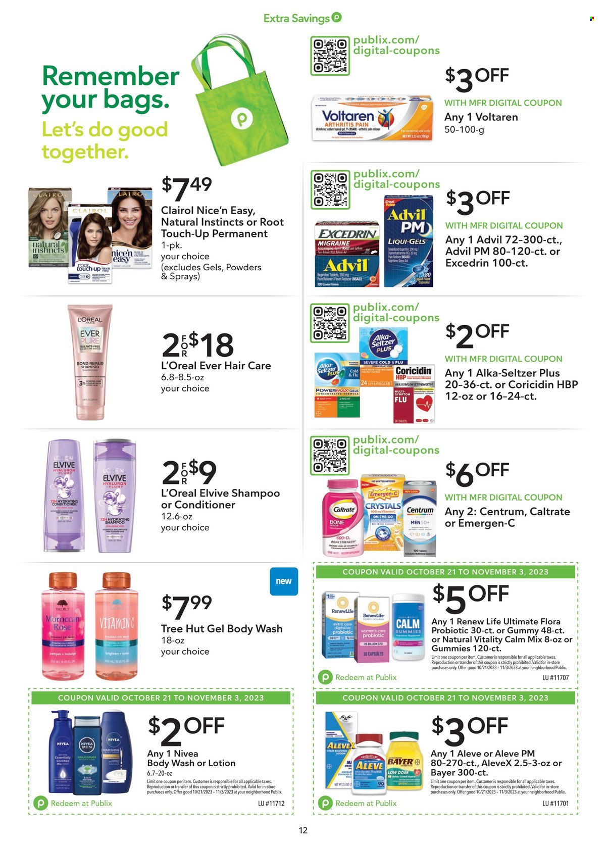 Publix ad - 10/21/2023 - 11/03/2023. Page 12