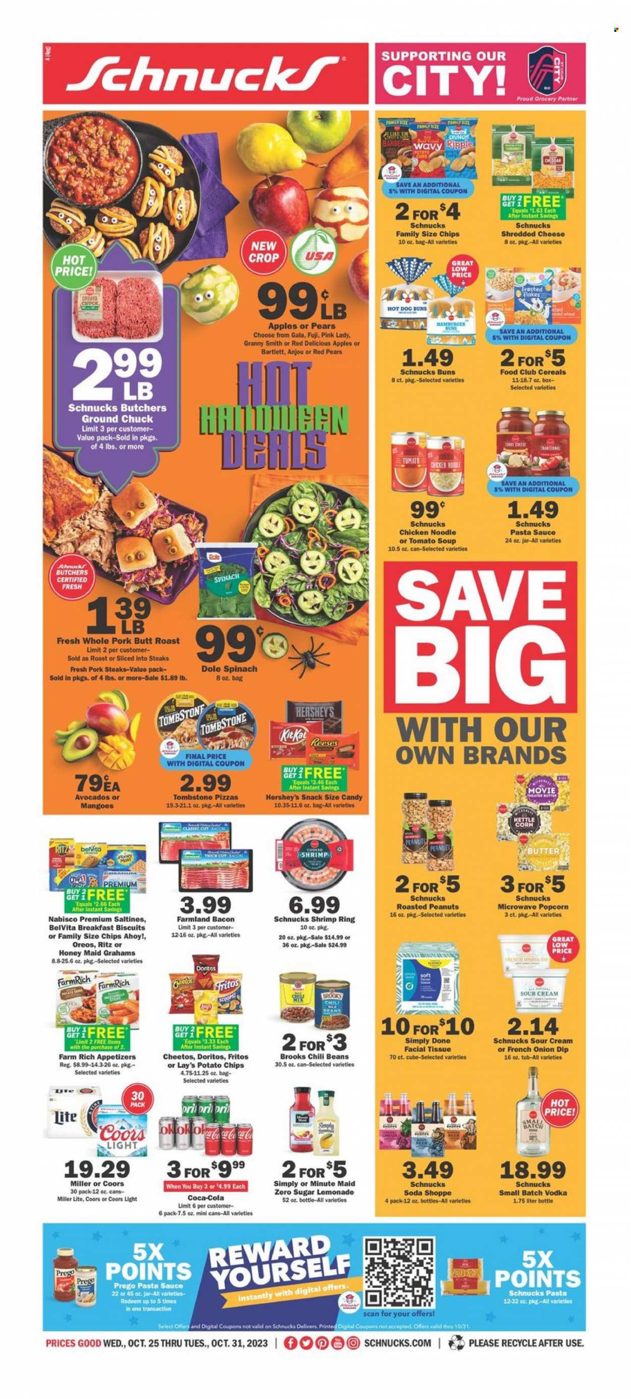 Schnucks ad - 10/25/2023 - 10/31/2023. Page 1