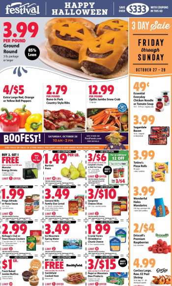 Festival Foods Flyer - 10/25/2023 - 10/31/2023.