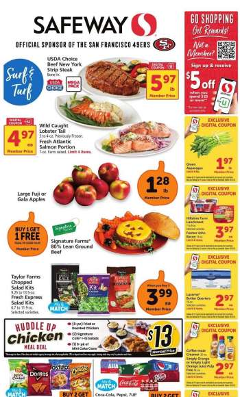 Safeway Flyer - October 25, 2023 - October 31, 2023.
