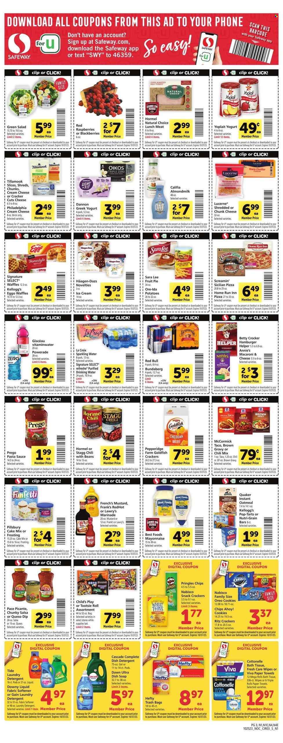 Safeway ad - 10/25/2023 - 10/31/2023. Page 3